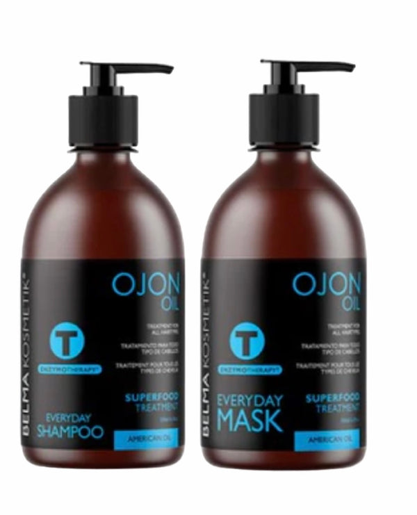 DUO Shampoing et Mask OJON  BELMAKOSMETIK - 500 ML SANS SULFATES