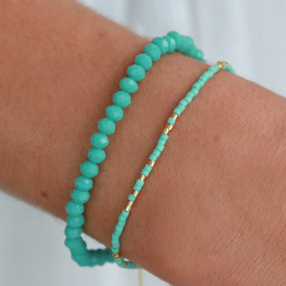 ARMBAND FACET TURQUOISE