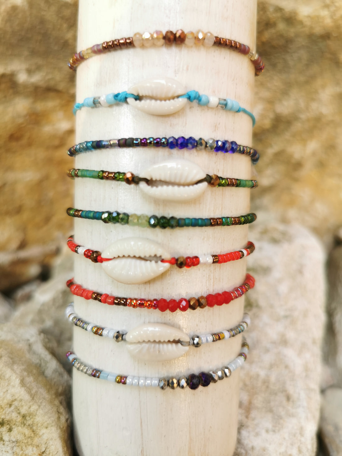 Bracelets Sable Blanc - PERLES ET COQUILLAGE